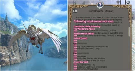  ffxiv mentor roulette requirements
